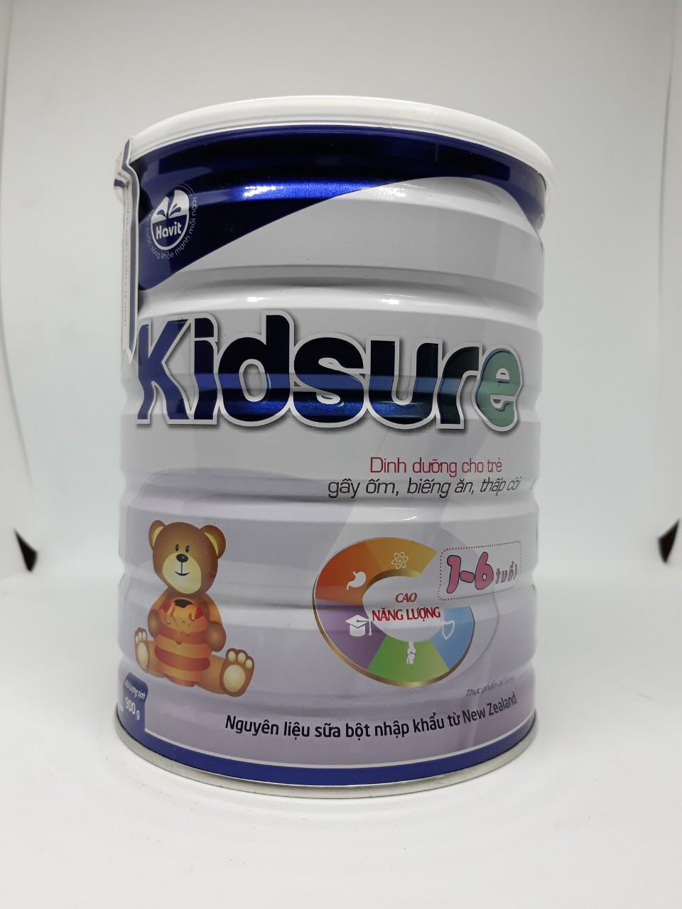 Sữa Kidsure 900g (Dưỡng Cho Trẻ Từ 1-6 Tuổi Biếng Ăn Thấp Còi)