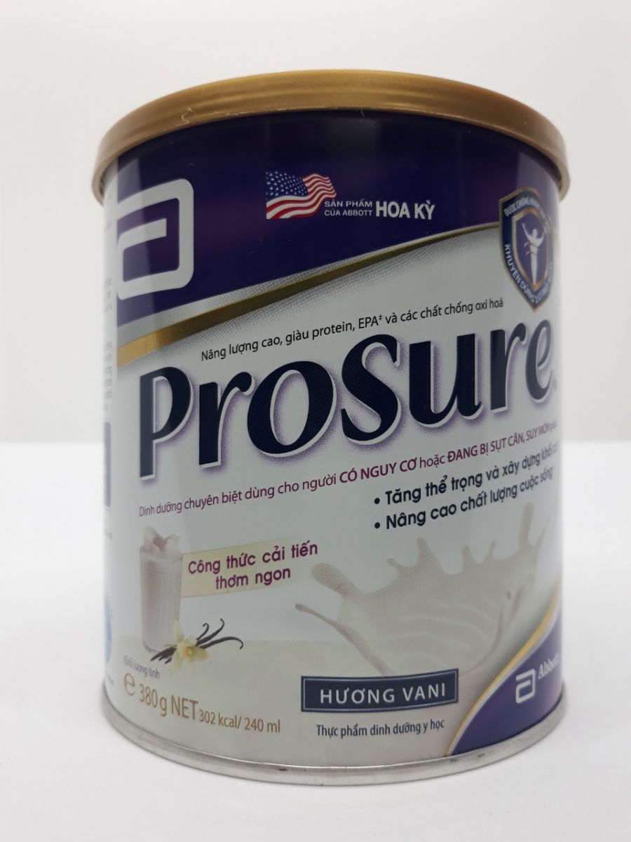 Sữa Prosure 380g, sữa dành cho bệnh nhân ung thư