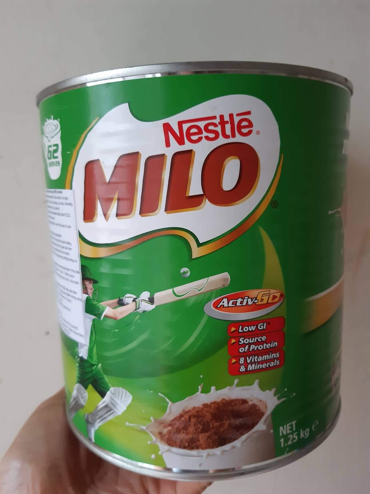 Sữa Milo Úc 1,25kg ( trẻ 2 tuổi trở lên)