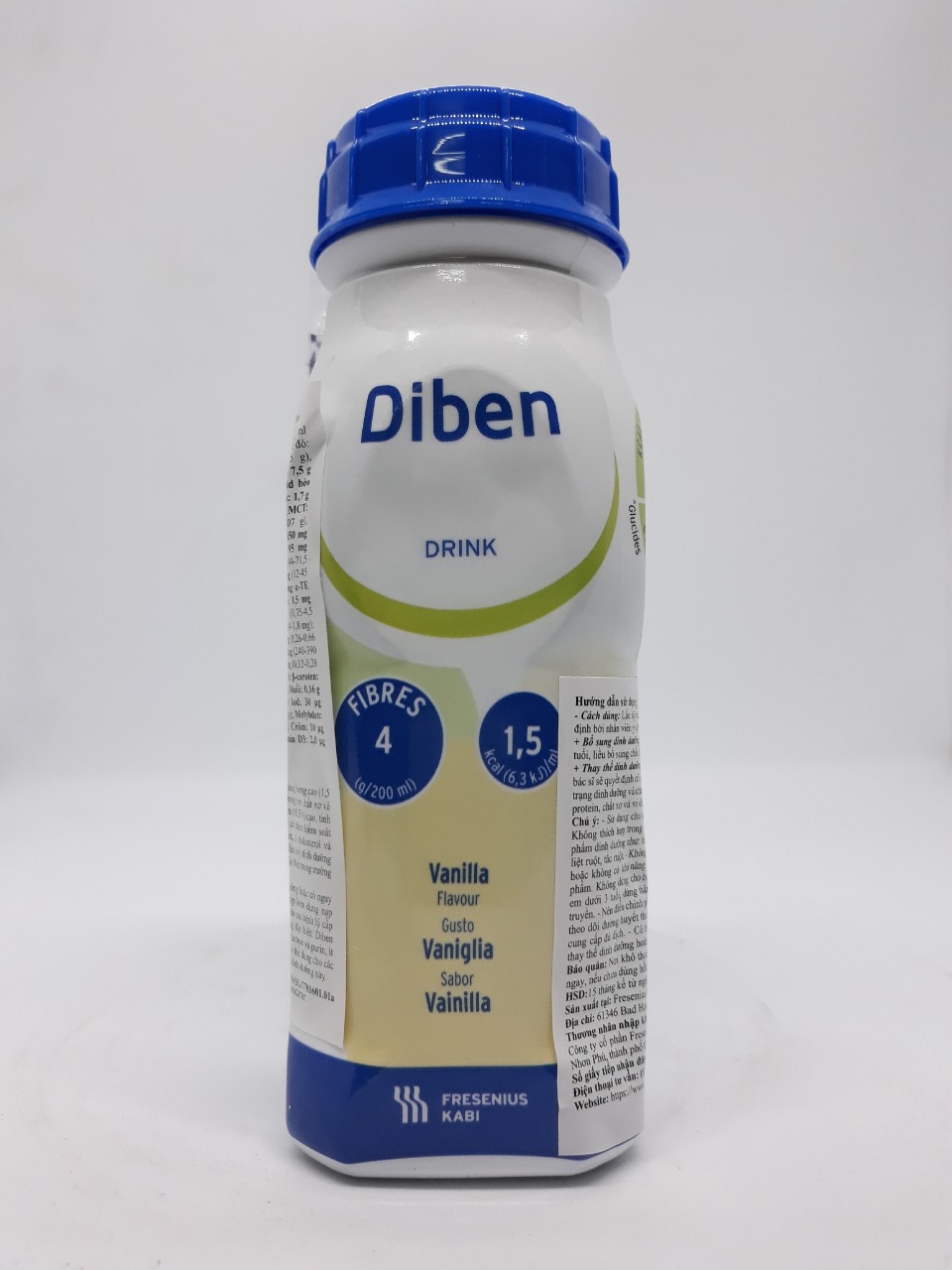 Sữa Diben Drink Vanilla 200ml cho Bệnh Nhân Tiểu Đường ( 1 vỉ 4 chai)