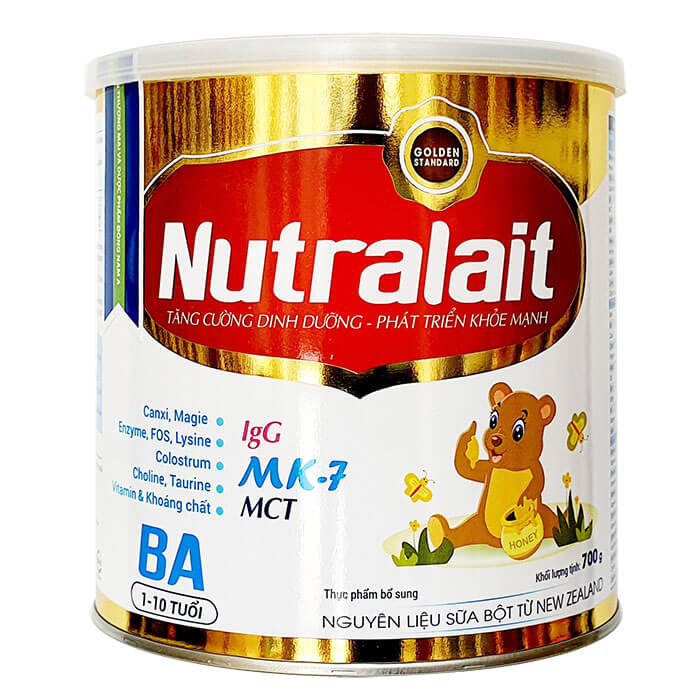 Sữa Nutralait BA ( cho trẻ biếng ăn từ 1-10 tuổi)