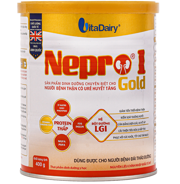 Sữa Nepro 1 Gold 400g( Người Bệnh Thận Có URE Huyết Tăng)