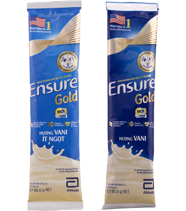 Sữa Ensure Gold dạng gói 60.6g