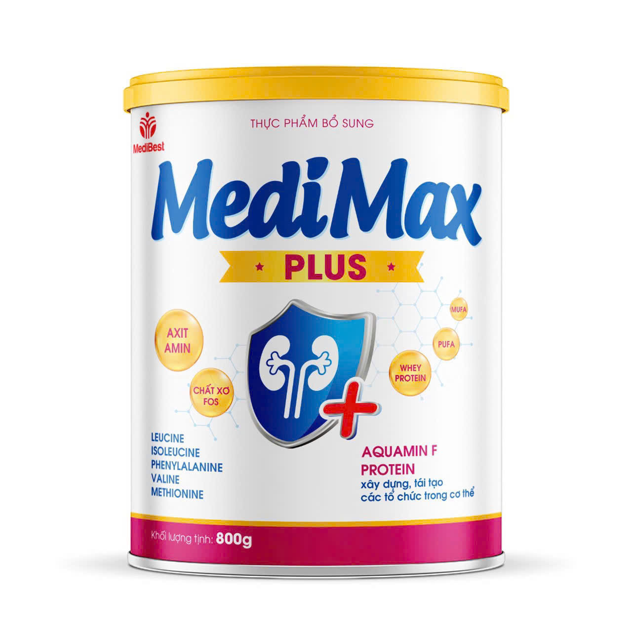 Sữa MediMax Plus 900g (Dinh Dưỡng Cho Người Bệnh Thận Có Lọc Máu Ngoài Thận)