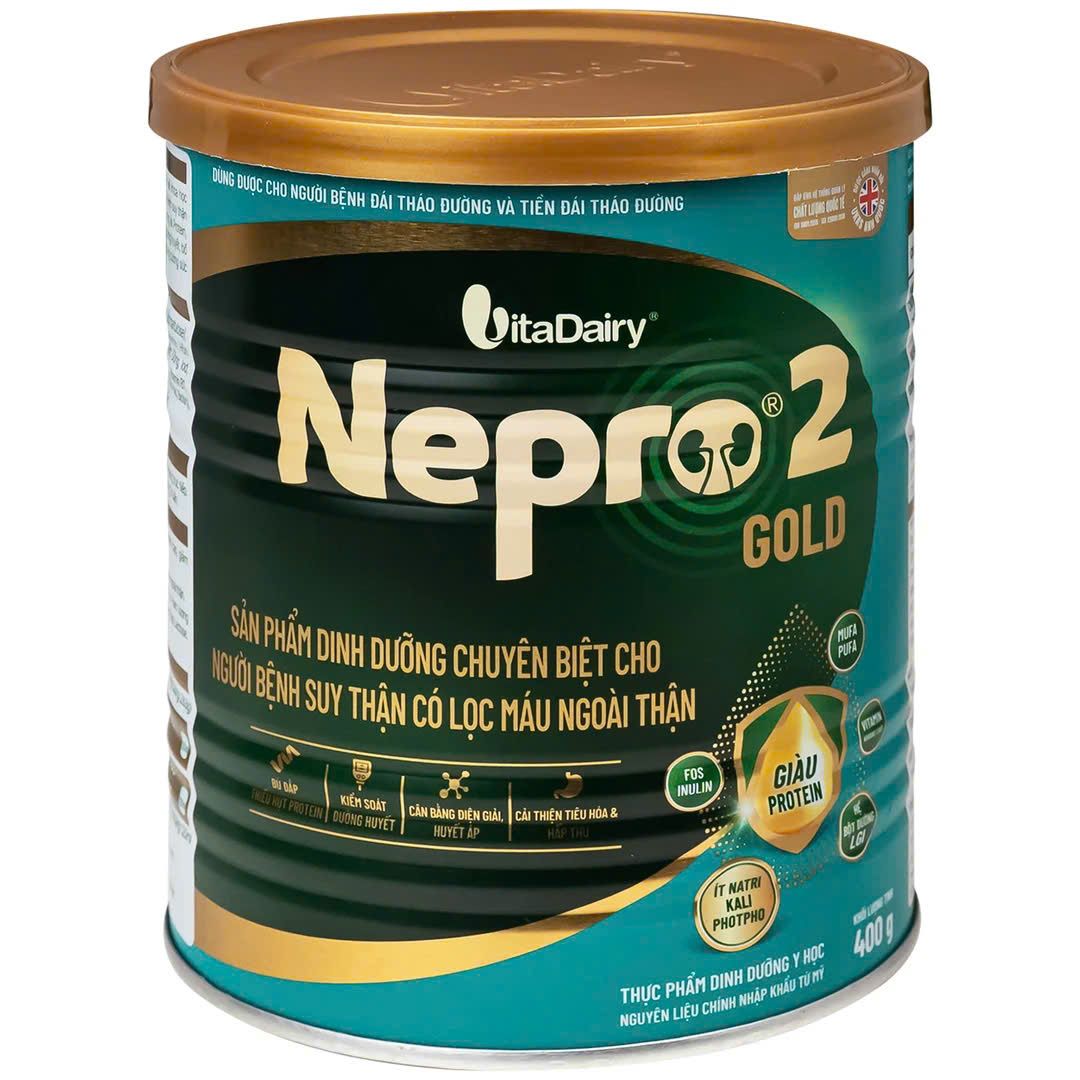 Sữa Nepro 2 900g (Dành Cho Người Bệnh Có Lọc Máu Ngoài Thận)